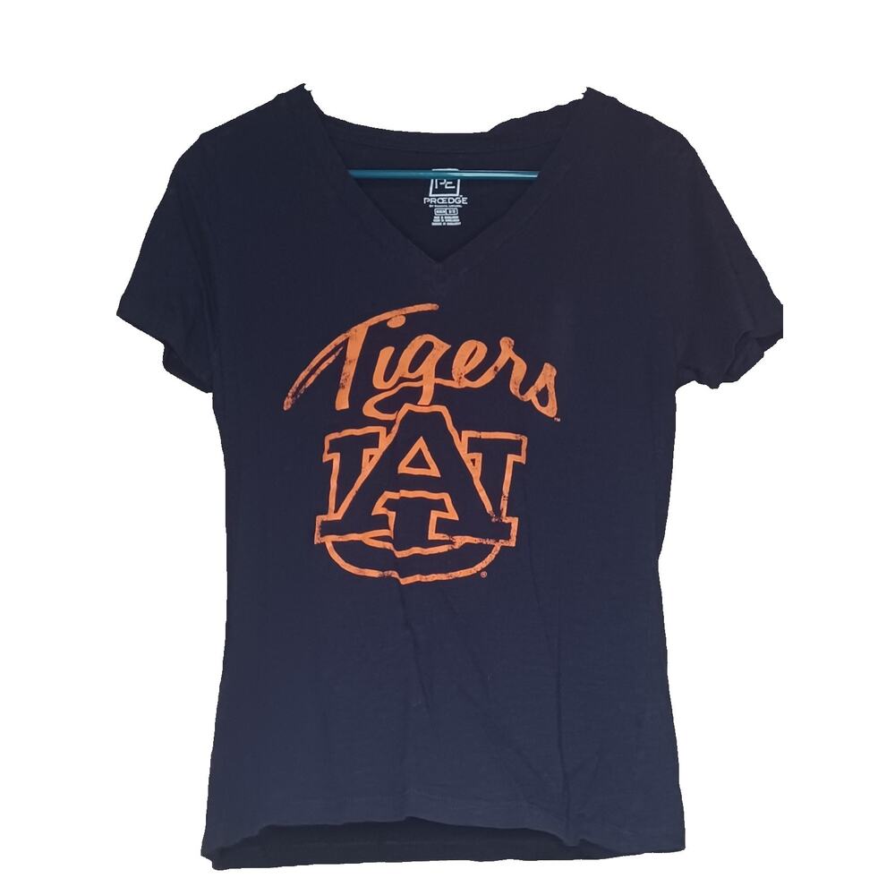 ProEdge Auburn Tigers Navy V-Neck T-Shirt Women’s M 8/10